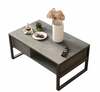 Kohvilaud Kalune Design ML34-RG, 59.7 x 100 x 44.4 cm, pruun/hõbe