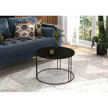 Kohvilaud ADRK Furniture Noel, 55 x 55 x 37 cm, must