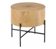 Diivanilaud Halmar Brooklyn-S, 45 x 45 x 45 cm, tamm/must