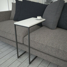 Kohvilaud Kalune Design Callen, 26 x 46 x 62 cm, valge/must