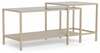 Kohvilaudade komplekt Actona Seaford, 90 x 50 x 50 cm, hall, klaasist pealispind, 2 tk