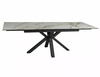 Laualaiendatav Signal Meble Columbus, 160-240 x 90 x 76 cm, must/valge