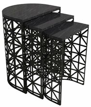 Kohvilaudade komplekt Kalune Design 845(I), must