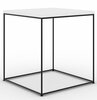 Kohvilaud ADRK Furniture Adina, 40 x 40 x 43 cm, valge/must/grafiit