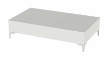 Kohvilaud Kalune Design Esinti, 121 x 69.2 x 28 cm, valge