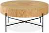 Diivanilaud Home4you Castino, 75 x 36 cm, tamm/must