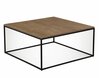 Diivanilaud Kalune Design Poly, 75 x 75 x 43 cm, pruun/must