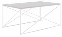 Kohvilaud ADRK Furniture Dante, 100 x 60 x 43 cm, valge/hall