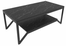 Kohvilaud Kalune Design Flora, 120 x 60 x 45.8 cm, must