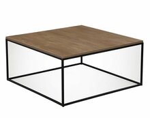 Diivanilaud Kalune Design Poly, 75 x 75 x 43 cm, pruun/must