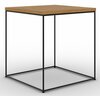 Kohvilaud ADRK Furniture Adina, 40 x 40 x 43 cm, pruun/must/pruunikas