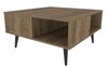 Kohvilaud Kalune Design Ronas, 89.6 x 89.6 x 46.5 cm, pähkel