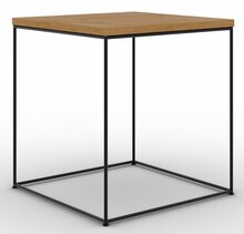 Kohvilaud ADRK Furniture Adina, 40 x 40 x 43 cm, pruun/must/pruunikas