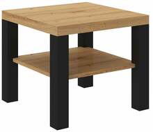 Kohvilaud ADRK Furniture Bill, 60 x 60 cm, pruun/must