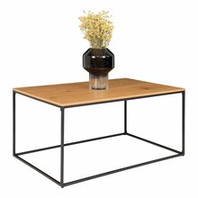 Kohvilaud House Nordic, 90 x 60 x 45 cm, puit, must raam