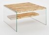 Diivanilaud Kalune Design Niagara S101, tamm/pruun, 75 x 75 x 40 cm