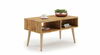 Diivanilaud Kobi Meble Sandi, 90 x 55 x 50 cm, valge/naturaalne puit