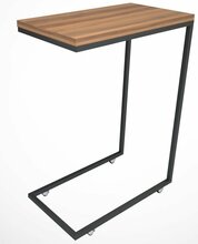 Kohvilaud Kalune Design Callen, 26 x 46 x 62 cm, must/pähkel