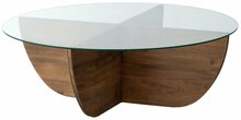 Kohvilaud Kalune Design Lily 2, 90 x 90 x 30 cm, pähkel