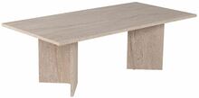 Kohvilaud Nordure Sabin, 60 x 119 x 40 cm, pruunikas, travertiin