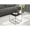 Kohvilaud ADRK Furniture Elena, 50 x 50 x 45 cm, must