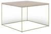 Kohvilaud ADRK Furniture Roni, 65 x 65 x 37cm, tamm/pruun/kuldne