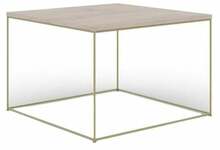 Kohvilaud ADRK Furniture Roni, 65 x 65 x 37cm, tamm/pruun/kuldne