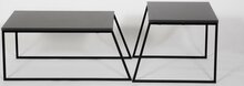 Diivanilaudade komplekt Kalune Design 855, must/tumehall