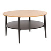 Diivanilaud Home4You Hector, 80 x 80 x 45 cm, saar/must