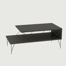 Kohvilaud Kalune Design Loire, 100 x 50 x 40 cm, antratsiit
