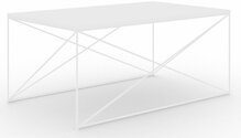 Kohvilaud ADRK Dante, 100 x 60 x 43 cm, valge