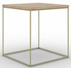 Kohvilaud ADRK Furniture Adina, 40 x 40 x 43 cm, kuldne/pruun
