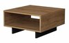 Kohvilaud Kalune Design Hola, 60 x 60 x 32 cm, antratsiit/tamm