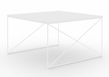 Kohvilaud ADRK Furniture Nelia, 75 x 75 x 43 cm, valge
