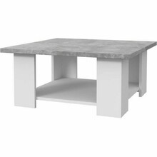 Kohvilaud Forte Pilvi, 67 x 67 x 31 cm, valge/hall