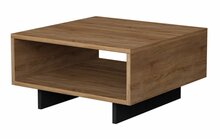 Kohvilaud Kalune Design Hola, 60 x 60 x 32 cm, antratsiit/tamm