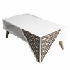 Diivanilaud Kalune Design Beril, 58 x 105 x 40 cm, valge