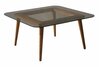 Diivanilaud Kalune Design Smart, 80 x 80 x 40 cm, pronks/pruun