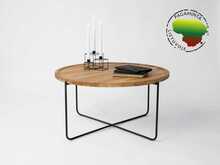 Diivanilaud Kaizen projects Albert, 80 cm, tamm, pruun/must
