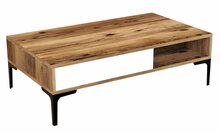 Kohvilaud Kalune Design Istanbul, 105 x 60 x 32.6 cm, valge/pähkel