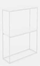 Konsoollaud ADRK Furniture Velo, 60 x 80 x 80 cm, valge