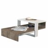 Diivanilaud Kalune Design Chain, 90 x 43,6 cm, pruun/valge