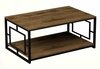 Kohvilaud Kalune Design Kelvin, 120 x 60 x 50 cm, pruun/must