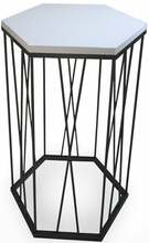 Kohvilaud Kalune Design Cetrus Wood, 40 x 35 x 62 cm, valge/must