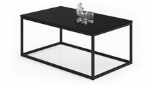 Kohvilaud ADRK Furniture Narisa, 100 x 60 x 43 cm, must