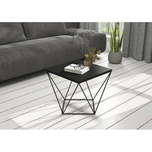 Kohvilaud ADRK Furniture Diana, 50 x 50 x 45 cm, must