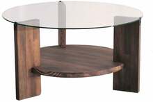Kohvilaud Kalune Design, 75 x 75 x 40 cm, pähkel