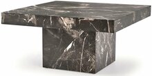Kohvilaud Halmar Monolit, 80 x 80 x 41 cm, must/marmor