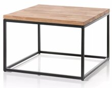 Kohvilaud MC Akcent Sakura, 70 x 70 x 45 cm, tamm/must, pruun