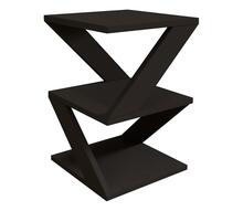 Riiul Asir Albeni, 29,6 x 54,2 x 29,6 cm, must